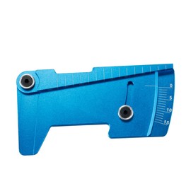 Orivin Camber Gauge Angle Tool,Abrasion Resistant Car Ruler，Ruler Tool Accurate Measurements for On Road RC Car Truck（Blue）