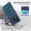 BonYonka Case Compatible with Honor 400 Lite, Shockproof Wave Pattern,