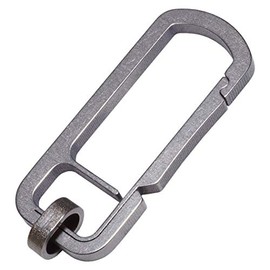 KOYOKOMA Multi-functional Carabiner Keychain Titanium Alloy TC4 Small Lightweight Outdoor Key Key Camping Accessory Men's
