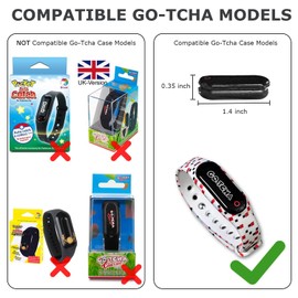 Chanvoo Silicone Case for Go-Tcha with Keychain Carabine (Black)