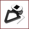 HEROFFIX 2 Set Universal Black Triangle Shaped Car Tow Hook