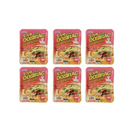 Paldo Dosirac Beef Instant Noodle (6 Pack, Total of 18.18oz)