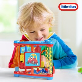 Lollipop Little Tikes Activity Triangle Toy, 5-Sided Baby Toy, Montessori Toy, Bright & Simple to Grasp for Small Hands, Fun and Educational for Toddler