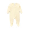 Baby Footie Double Zipper Infant Cotton Clothes Baby Romper Spring