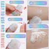 Halloween Face Body Glitter Stick,Sparkling Hair Glitter Makeup 32G