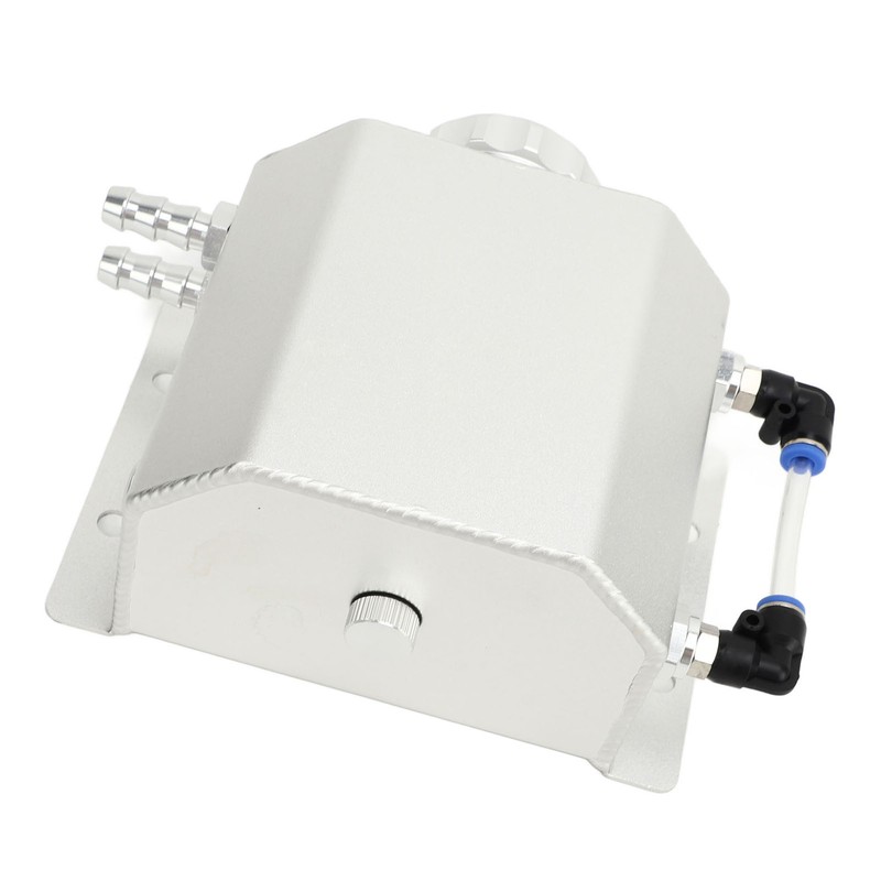 Universal Engine Coolant Expansion Tank 1L Aluminum Alloy Overflow Reservoir