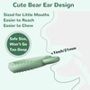 3-Pack Baby Teething Toys with Anti-Drop Clip, Infant Silicone Teether