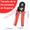 Sendowtek Kit de Terminales para Cable, Alicates Alambre Engarzado, 1200pcs