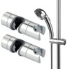 Universal 18-25MM O.D. Hand Shower Rail Head Slider Clamp Holder,