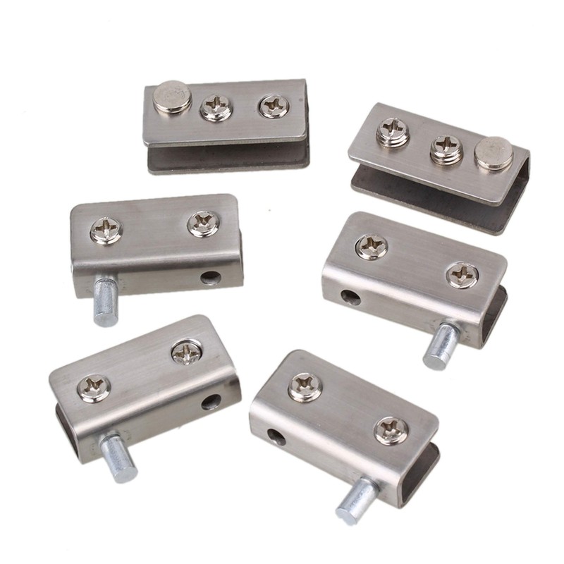 RDEXP Stainless Steel Glass Door Pivot Hinge Set for 5-8mm