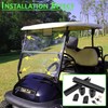Drive-up Golf Cart Windshield Sash Clips Kits with Screw for