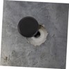KOMBIUDA 2pcs Decorative Drywall Hole Covers Round Plastic Cover for