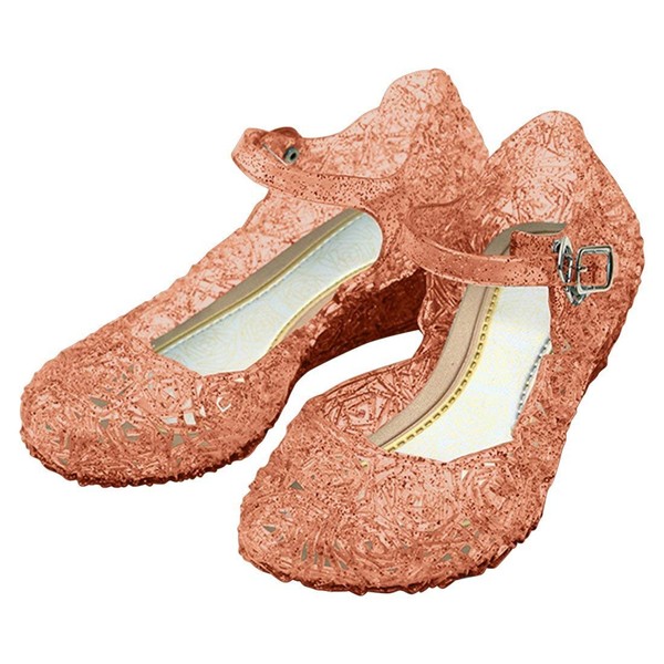 Katara Girl's Festive Princess Mary Janes Jelly Shoes, Pink (Rose), 26 EU (28 CN)