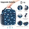 Clastyle Blue Sea Animals Insulated Lunch Bag for Kids, Portable