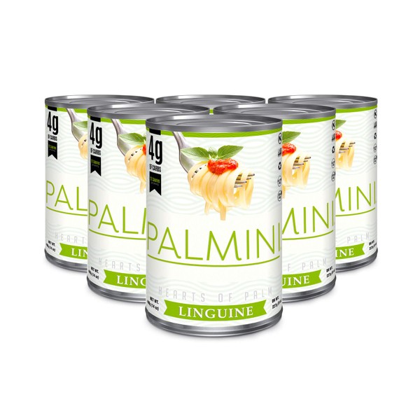 Palmini Low Carb Linguine | 4g of Carbs | As Seen On Shark Tank (14 Ounce (6 Pack)