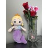 Stuffed Animal Purple Mermaid | 12 Inches Plush Mermaid Toy