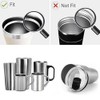 2 Pack Tumbler Lids For 20 Oz Magnetic Replacement Covers