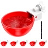ZenxyHoC Chicken Waterer Cups, 6 Pack Automatic DIY Chicken Water