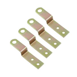 SagaSave Z Shape Corner Bracket, Picture Frame Braces Furniture Bracket Fixing, Angle Bracket Corner Mounting Shelf Bracket Photo Frame Clip Accessories, Pack of 4 (S)