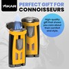 Xikar HP3 Triple Jet Flame Butane Torch Lighter, Yellow |