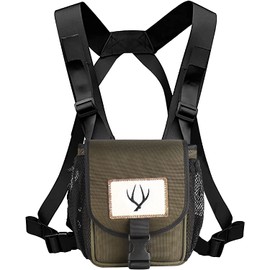 Celticbird Binocular Harness Chest Pack, Binoculars Harness and Case, Binocular Accessories, Adjustable Bino Harness