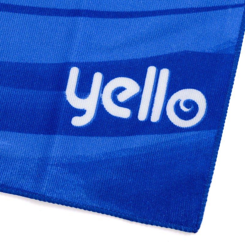 Yello Lightweight Beach Towel with Shark Design