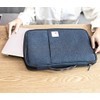 BSTKEY Multi-Functional A4 Document Bags Portfolio Organizer-Waterproof Travel Pouch Zippered