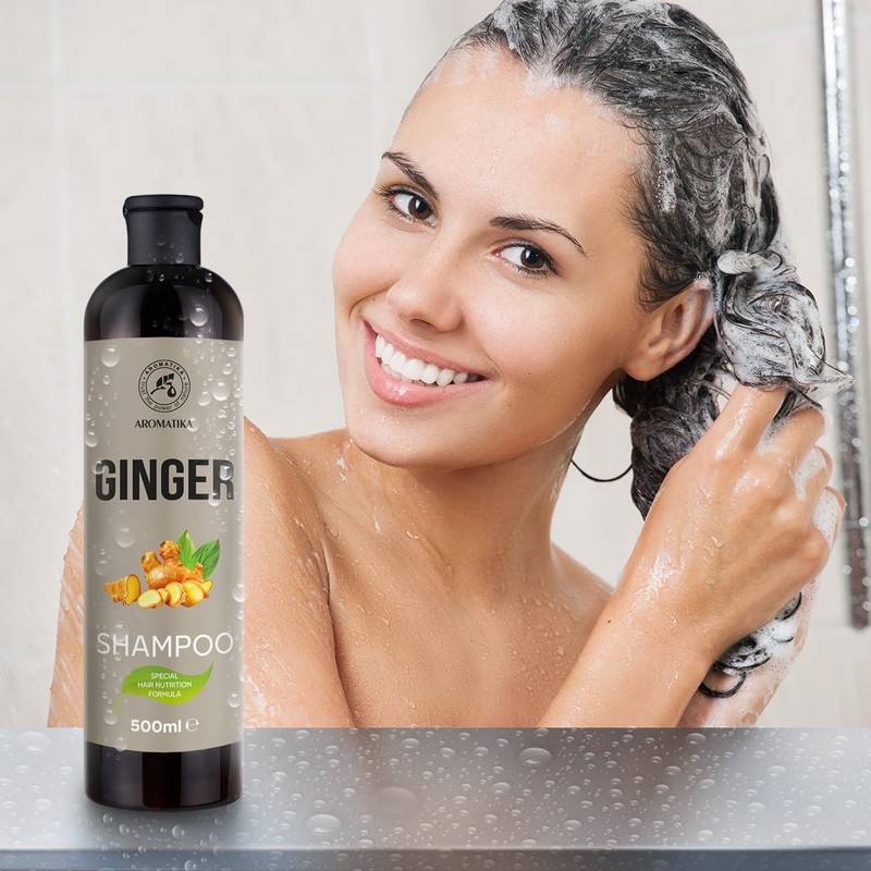 Ginger Shampoo 500 ml - Shampoo with Ginger Essential Oil