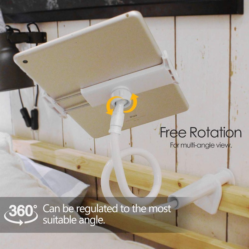 CLM-Tech Gooseneck Holder for 4-11 Inch Tablet PCs and Smartphones,