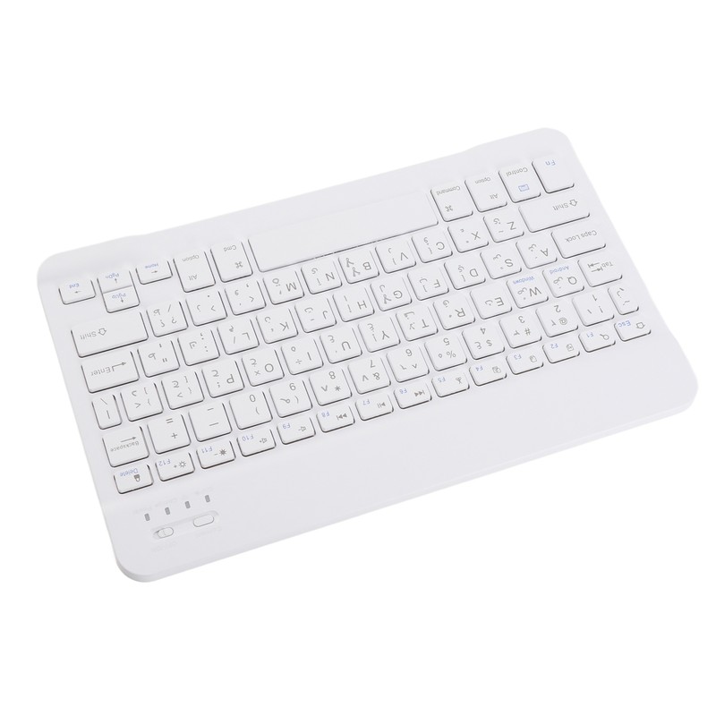 Keyboard 10 Inch UltraThin Wireless for Bluetooth Intelligent Computer Supplies(Arabic