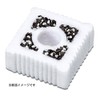 jekkusu [rokabo-i Medium zeoraito & Activated Carbon Matte Cases-White-Rubber, Pack