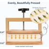 wisedry Flower Press Kit, Easy One-Step Pressing, Even Pressure, 6