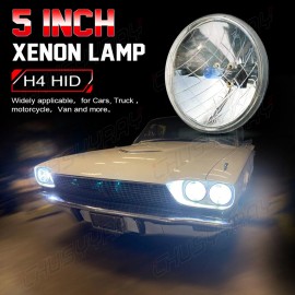 CHUSYYRAY DOT For Chevy 3100 Truck 1958 1959 4PCS 5.75" Round Headlights High Low Beam