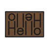 RUGGABLE Washable Front Doormat – Hello 2x3 Indoor/Outdoor Doormat for