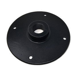 Half inch NPT Industrial Flange for DIY pipe lighting. 4.25" large floor flange.