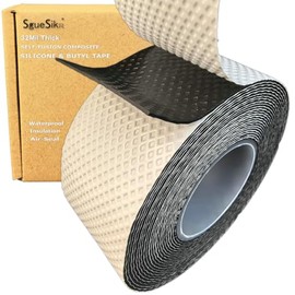 Silicone Butyl Composite Rubber Self-Fusing Tape(1.5" x 20FT) | IP67 Waterproof & 35KV Insulated | Extreme Cold/Hot Resistance | for Plumbing, Hose Repair, Pipe Leak, Electrical Joint, Handlebar Grip