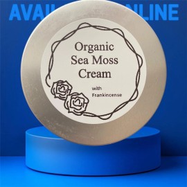 Secrets of Sedona Organic Sea Moss Cream with Frankincense, Cleansing, Balancing, Intense Moisture