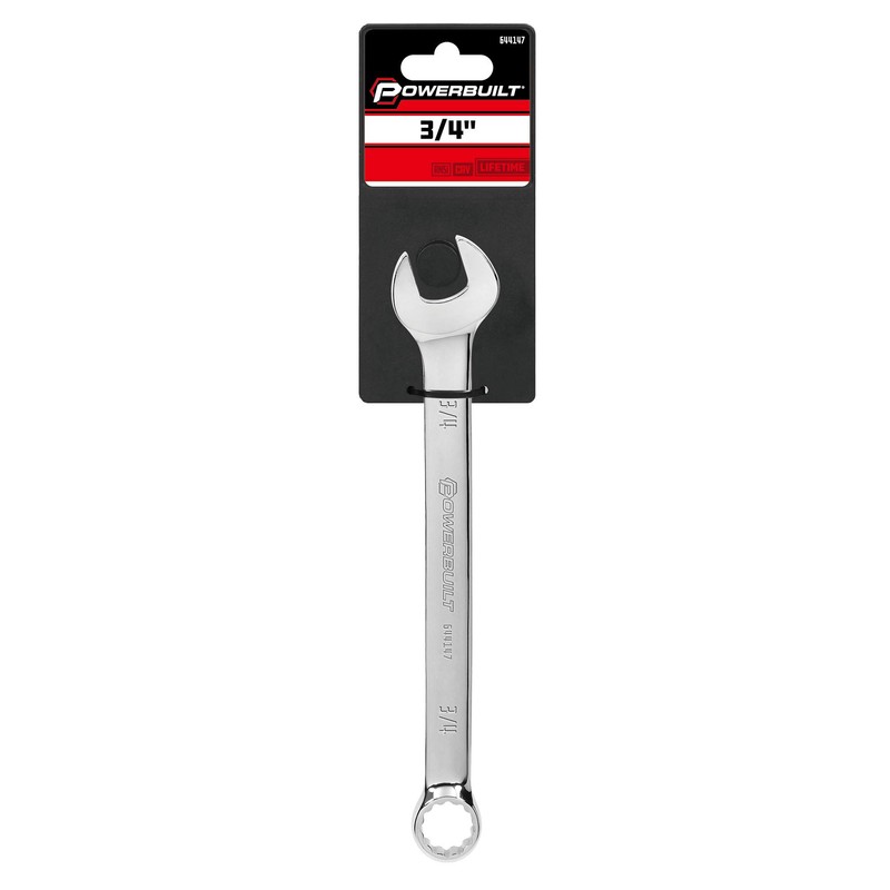 Powerbuilt 3/4-inch SAE Combination Wrench, 12 Point Double Ended Box