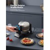 Yabano Belgian Waffle Maker - Professional Rotating Waffle Iron with