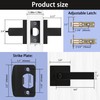 rewarmee Matte Black Door Handles Privacy Door Levers, Keyless Interior