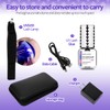 UV Lash Glue (3ml) with Light, 2-in-1 Portable UV LED