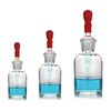 TISMART Dropping Bottle Sets 3PCS Transparent 3Size(30ml (1.01oz)/60ml (2.03oz)/ 125ml