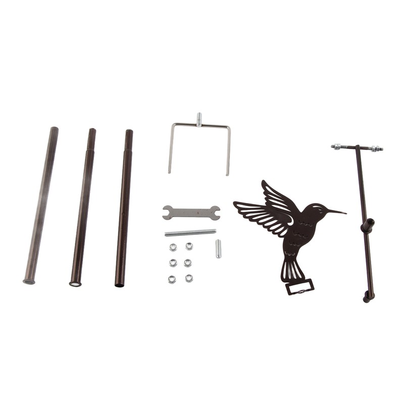 Wind Spinners Iron Hummingbird Metal Windmill Wind Sculpture for Outdoor