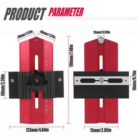 Thin Rip Tablesaw Jig, Thin Rip Tablesaw Jig Module Slicing Positioner Contour Gauge Shape Duplicator Lacator for Band Saw Cutting Wood