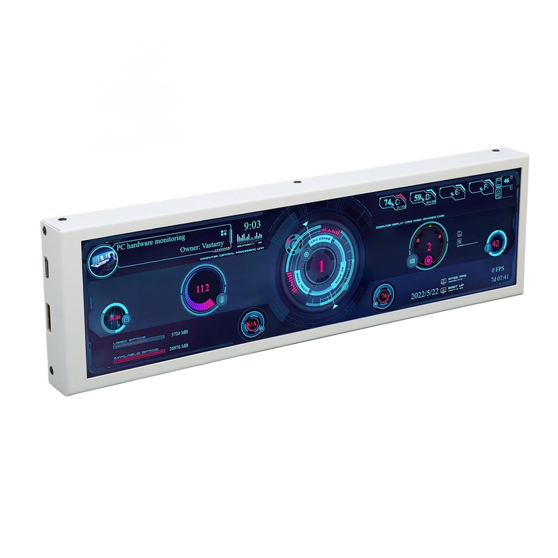 Computer Temp Monitor 8.8 Inch IPS Theme Editor Auto Off