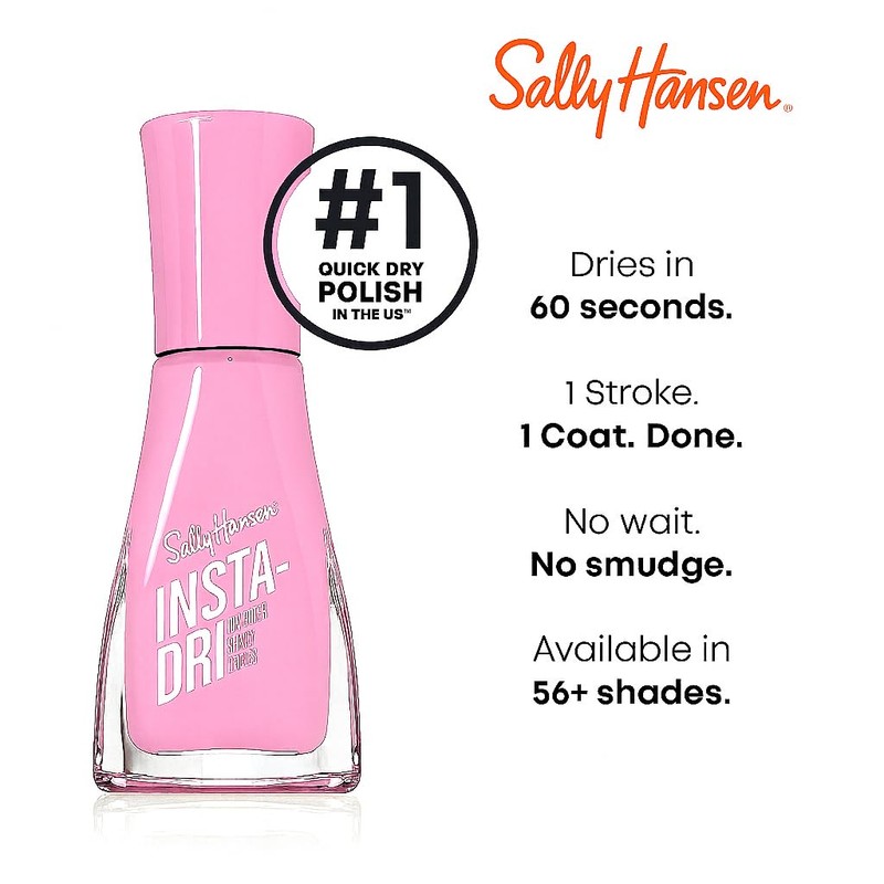 Sally Hansen Insta-Dri Nail Polish | Quick Dry, Long Lasting,