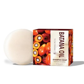 Vawolecy Batana Oil Shampoo Bar for Hair Growth，PH Balanced, Silicone Free, Batana Oil Solid Bars for Hair Thickening and Strengthening