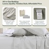 CLOUDSCAPE LINEN 100% Egyptian Cotton Sheets Full Size, 4 Pieces