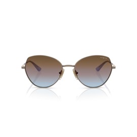 Vogue Eyewear VO4330S - anteojos de sol para mujer, color café claro/rosa degradado azul café, 56 mm, café claro/rosa degradado azul café degradado, 56 mm