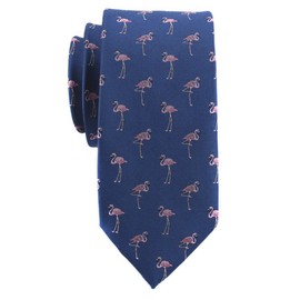 Corbatas para hombre, diseño de animales, bordadas, informales, hechas a mano, para uso diario, Blue Crane, Talla única